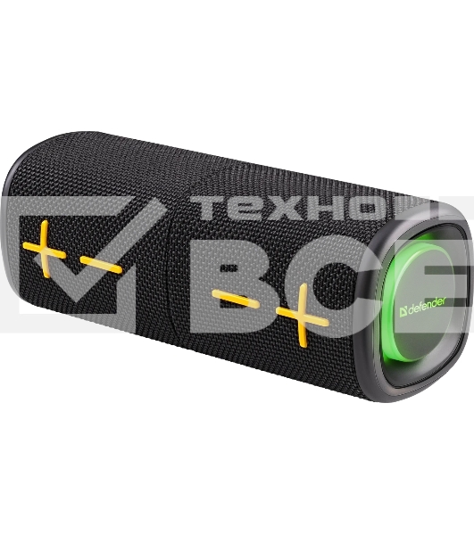 Колонка портативная Defender Union black (20Вт, 2.0 стерео, Bluetooth, питание от аккумулятора)