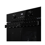 Духовой шкаф Kuppersberg HO 608 Black Glass, High-Tech, 78 л, поворотное управление, дисплей, таймер, 8 режимов, макс. температура 310 градусов, телескопические направляющие (на 1 уровень), цвет черный, цвет фурнитуры черный, фото5