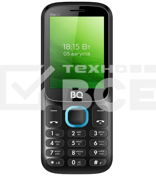 Мобильный телефон BQ 2440 Step L+ черный/синий