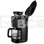 Кофеварка капельная Kitfort КТ-7236 черный, исп. кофе - молотый, 1.25 л, 1080 Вт., фото2