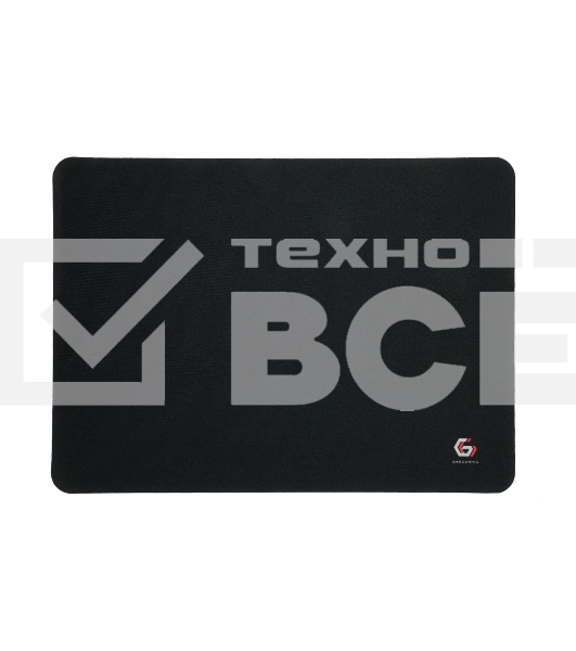 Коврик для мыши Gembird MP-35-25-BLACK, черный, 350х250х3мм, ткань+резина, пакет