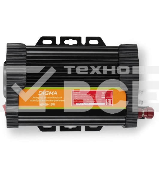 Автоинвертор Digma AI400-12W 400Вт