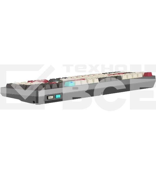 Клавиатура A4Tech Bloody WS98 Pixels Red беспроводная USB, Bluetooth/Радиоканал темно-серый/белый