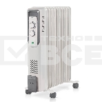 Масляный обогреватель Ballu CUBE BOH/CB-11W (11 секций), белый, 2200 Вт, 27 м2, механический термостат, фото 1