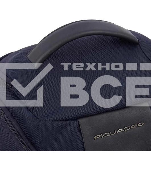 Сумка дорожная Piquadro Brief2 BV6154BR2/BLU, нейлон/натур.кожа, синий