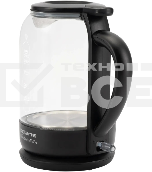 Чайник электрический Polaris PWK1753CGL черный Чайник стекло
