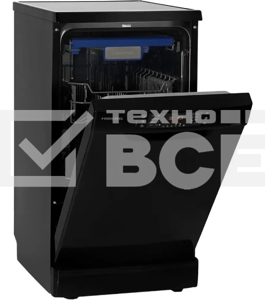 Посудомоечная машина HIBERG F48 1030 B черная
