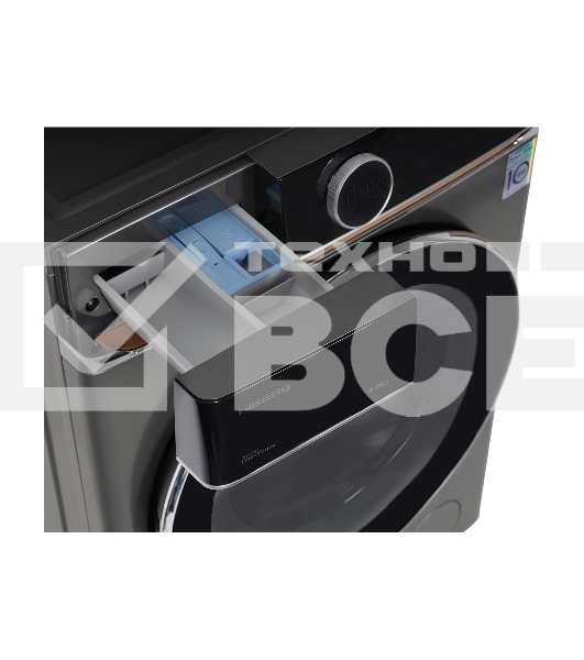 Стиральная машина HIBERG i-DDQ10 - 814 Sd Темно-серый загр. фронтальная макс.: 8 кг 1400 об/мин класс: А+++
