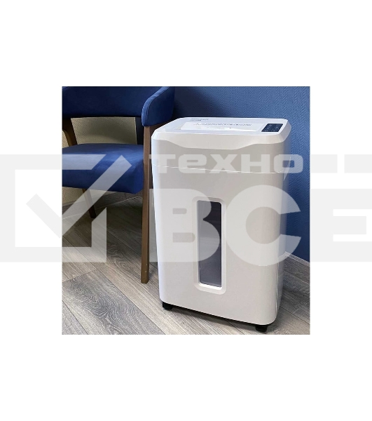 Шредер Office Kit S210N 3,9x38 белый (секр.P-4) фрагменты 16лист. 35лтр. скрепки скобы пл.карты CD