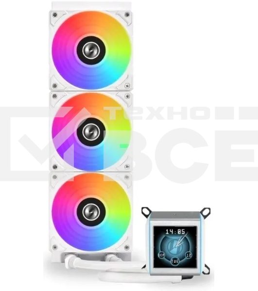 Система водяного охлаждения Lian-Li Galahad II LCD 360 ARGB белый 120мм алюминий+медь 2450rpm 30db 4-pin