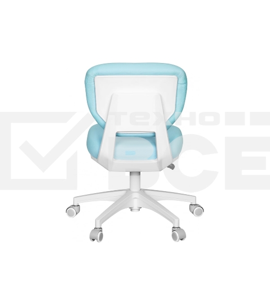 Кресло детское Cactus CS-CHR-3594BL голубой, крестов. пластик белый