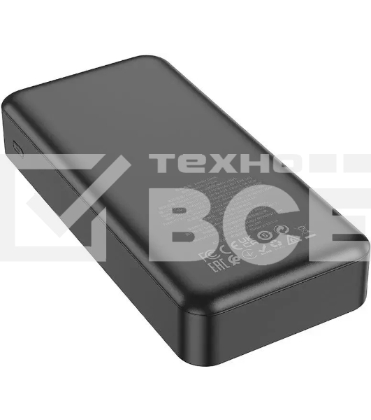 Портативный аккумулятор Hoco J102A Cool figure 20000mAh QC/PD 20W 5A USB-A/USB-C черный (J102A COOL FIGURE BLACK)