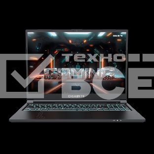 Ноутбук Gigabyte G6 MF черный Intel Core i7-13620H/16Gb/SSD512Gb/RTX4050 6Gb/16