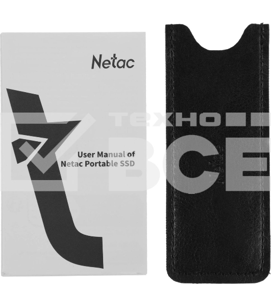 Внешний SSD Netac Z SLIM, 250 Gb, USB 3.2 Gen 2 Type-C, R/W 550/480, черный