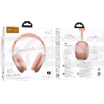 Наушники накладные Hoco W65 оранжевый беспроводные bluetooth оголовье (50380), фото2