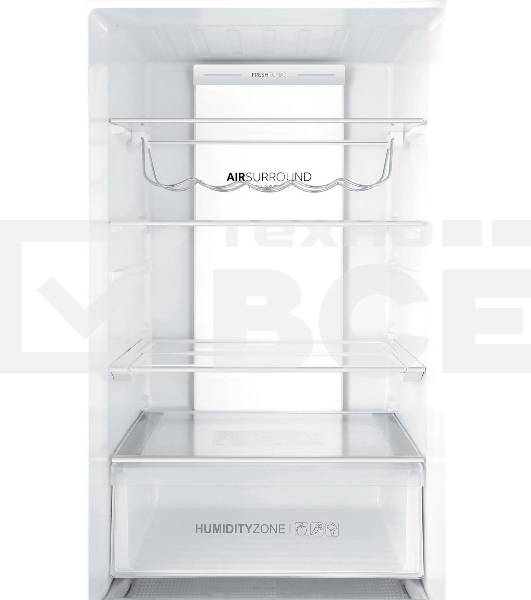 Холодильник Haier C4F740CLBGU1 коричневый двухкамерный 286/115л морозилка снизу, No Frost