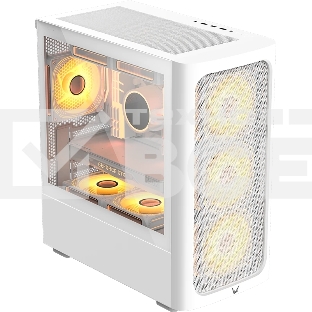 Компьютерный корпус Aerocool / Formula V Line Air Mesh G3 Plus White, MATX, Type-C*1, USB 3.0*2, FRONT 3x120мм FRGb, REAR 1x120мм FRGb