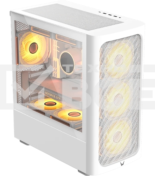 Компьютерный корпус Aerocool / Formula V Line Air Mesh G3 Plus White, MATX, Type-C*1, USB 3.0*2, FRONT 3x120мм FRGb, REAR 1x120мм FRGb