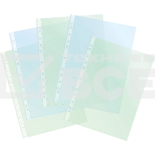 Папка-вкладыш Silwerhof Daily ассорти глянцевые А4+ 30мкм (упак.:50шт)