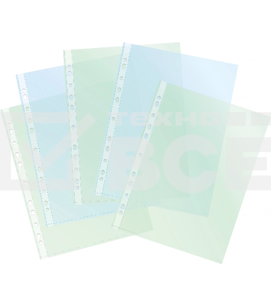 Папка-вкладыш Silwerhof Daily ассорти глянцевые А4+ 30мкм (упак.:50шт)