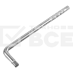 Вороток Г-образный Denzel 300x75 мм, квадрат 1/2