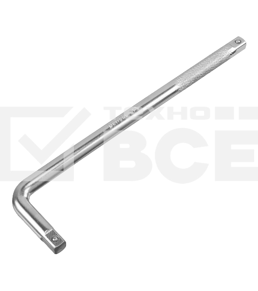 Вороток Г-образный Denzel 300x75 мм, квадрат 1/2