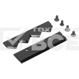 Нож шнека для грунта Denzel ER-300, диаметр 300 мм, комплект 2 шт