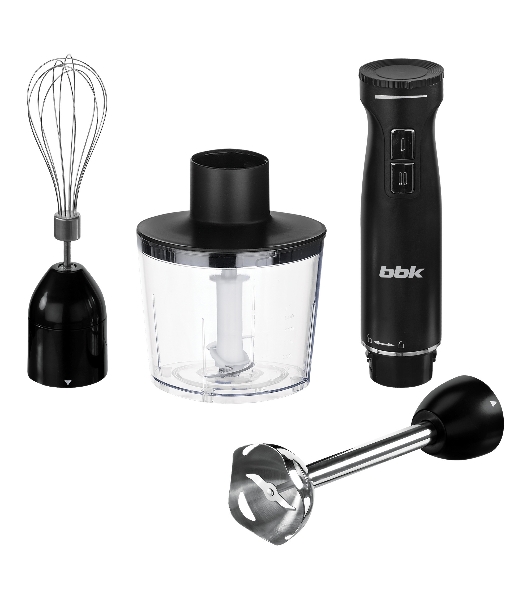 Блендер погружной BBK KBH0813 черный, 1100 Вт, плавная регулировка, турбо