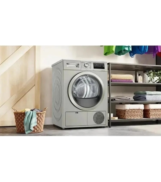 Сушильная машина Bosch WTN86212ME серый, 8 кг, сушка - конденсационная, программ - 8, 59.8 x 84.2 x 61.3 см