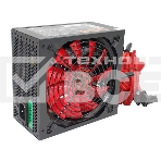 Блок питания Ginzzu PC600 (Red), 600Вт, 80 PLUS, 140мм, черный (Red), фото2