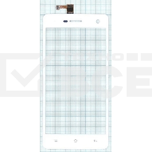 Сенсорное стекло (тачскрин) для OPPO Mirror R819, белое
