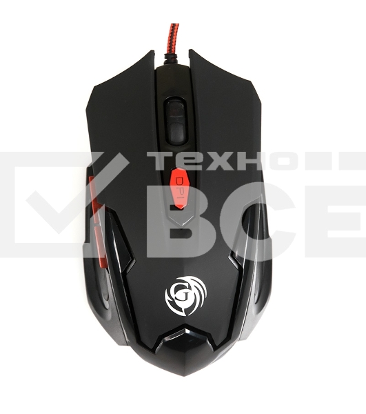 Мышь проводная Dialog Gan-Kata MGK-10U черный, 2400 dpi, USB, кнопки - 6