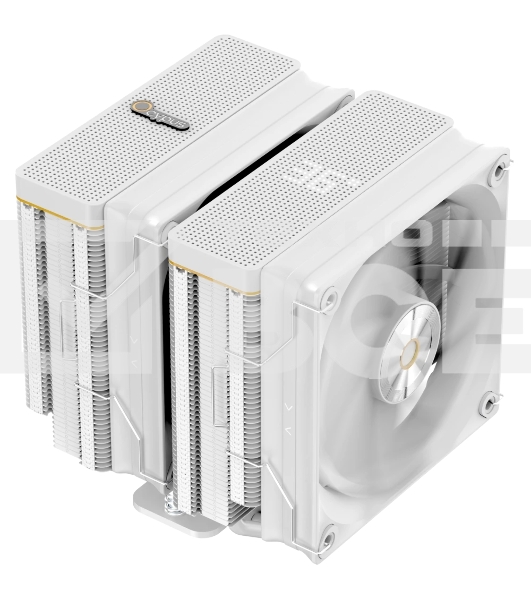 Кулер Ocypus Iota A62 WH White 260W/ All Intel/ AMD AM* / Digital display / 2 fans / Screws