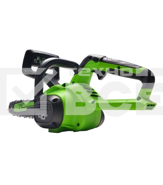 Цепная пила аккумуляторная GreenWorks G40CS30IIK4, 40V, 30 см,  с 1* АКБ 4А*ч и ЗУ (2007807UB)