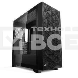 Корпус без блока питания PCCooler C3D510 BK, Mesh Mid Tower, черный, TG, 0.7 SPCC, no fans E-ATX, ATX, mATX, mITX 170/390/205mm 2x2.5