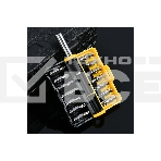 Набор бит 14 шт c держателем Deli DL251201 (SL4,SL5,SL6,PH0,PH1,PH2,PH3,T15,T20,T25,H5,H6,PZ1,PZ2), сталь S2, пласт.держатель, фото4