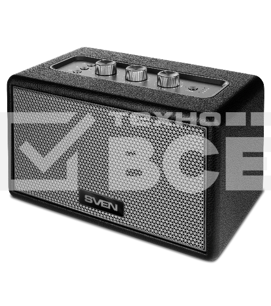 Аудиосистема SVEN HA-950, черный, МДФ, эко-кожа (60 Вт, Bluetooth, USB, Micro SD, пульт)