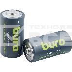 Батарея Buro Alkaline LR14 C 7500mAh (2шт) блистер, 1.5 В, фото3
