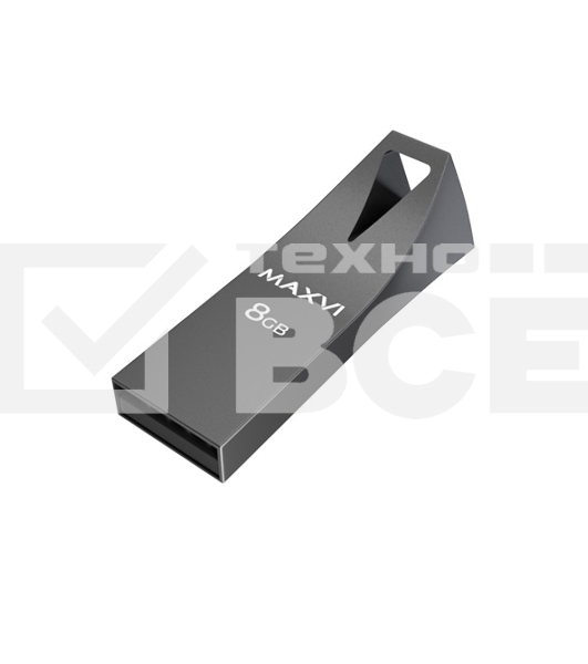 Флеш диск Maxvi MK2 8GB USB 2.0 dark grey