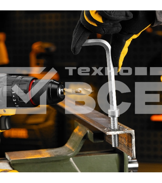 Сверло-метчик Denzel М12 х 1,25 мм, Р6М5