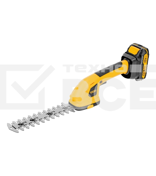 Ножницы-кусторез аккумуляторные Denzel GS-20, Li-Ion, 20 В