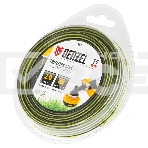 Леска для триммера Denzel двухкомпонентная квадратная, 2,0 мм х 15 м, блистер SkyCutter, фото 1