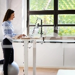 Кронштейн ONKRON D121E для монитора 13'-32' настольный, черный, фото2