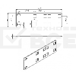 Кронштейн Hyperline, прямое, 141,2х44х2 мм (ВхШхГ), вертикальный, 19', черный, фото6