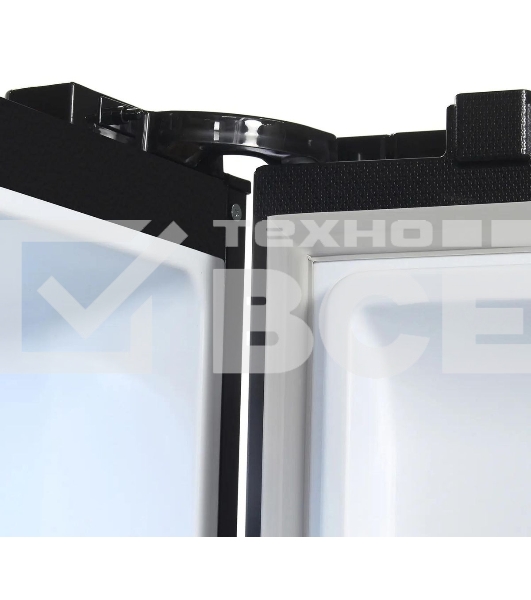 Холодильник Hyundai CS4505F черная сталь двухкамерный Side by Side 271/165л морозилка сбоку