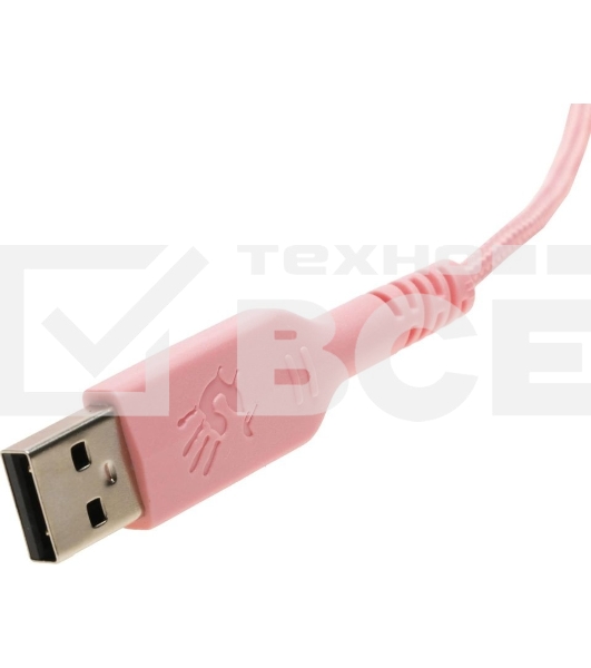 Мышь проводная A4Tech Bloody P91s розовый, 8000 dpi, USB, кнопки - 8