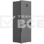 Холодильник Candy CFN6185SDC серебристый двухкамерный 191/91л морозилка снизу, No Frost, фото 1