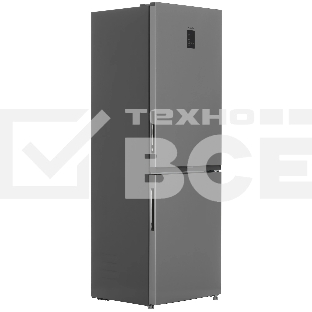 Холодильник Candy CFN6185SDC серебристый двухкамерный 191/91л морозилка снизу, No Frost