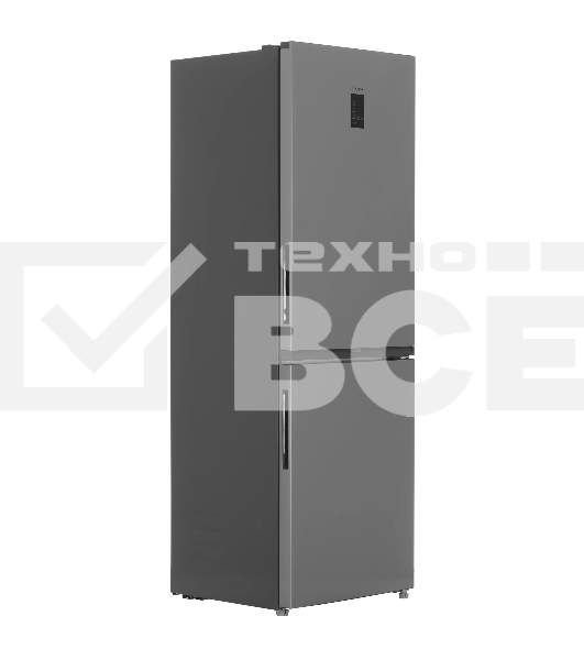 Холодильник Candy CFN6185SDC серебристый двухкамерный 191/91л морозилка снизу, No Frost