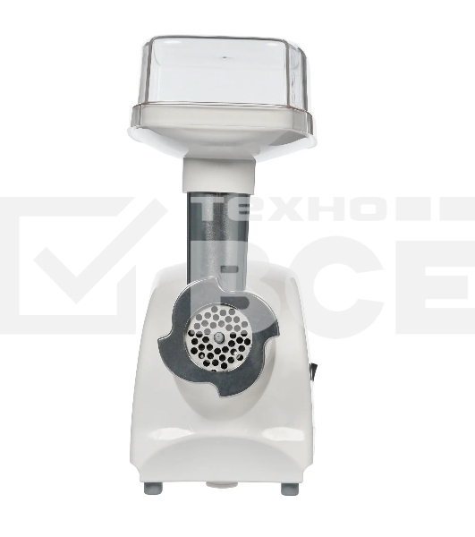 Мясорубка электрическая Аксион М14.01 белый, 600 Вт, 0.5 кг/мин, защита от перегрузки, насадки - 2